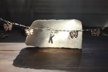 Load image into Gallery viewer, Butterfly Anklet With Initial