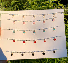 Load image into Gallery viewer, Mini Heart Anklet Assorted Colors
