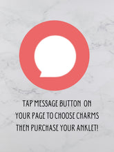 Load image into Gallery viewer, Silver Custom Anklet