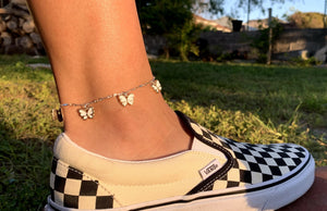 Good Luck Butterfly Anklet (New Colors!)