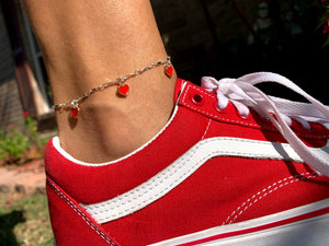 Mini Heart Anklet (ALL COLORS)